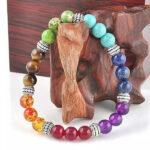 7 Chakra Natural Stone Bracelate