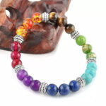 7 Chakra Natural Stone Bracelate