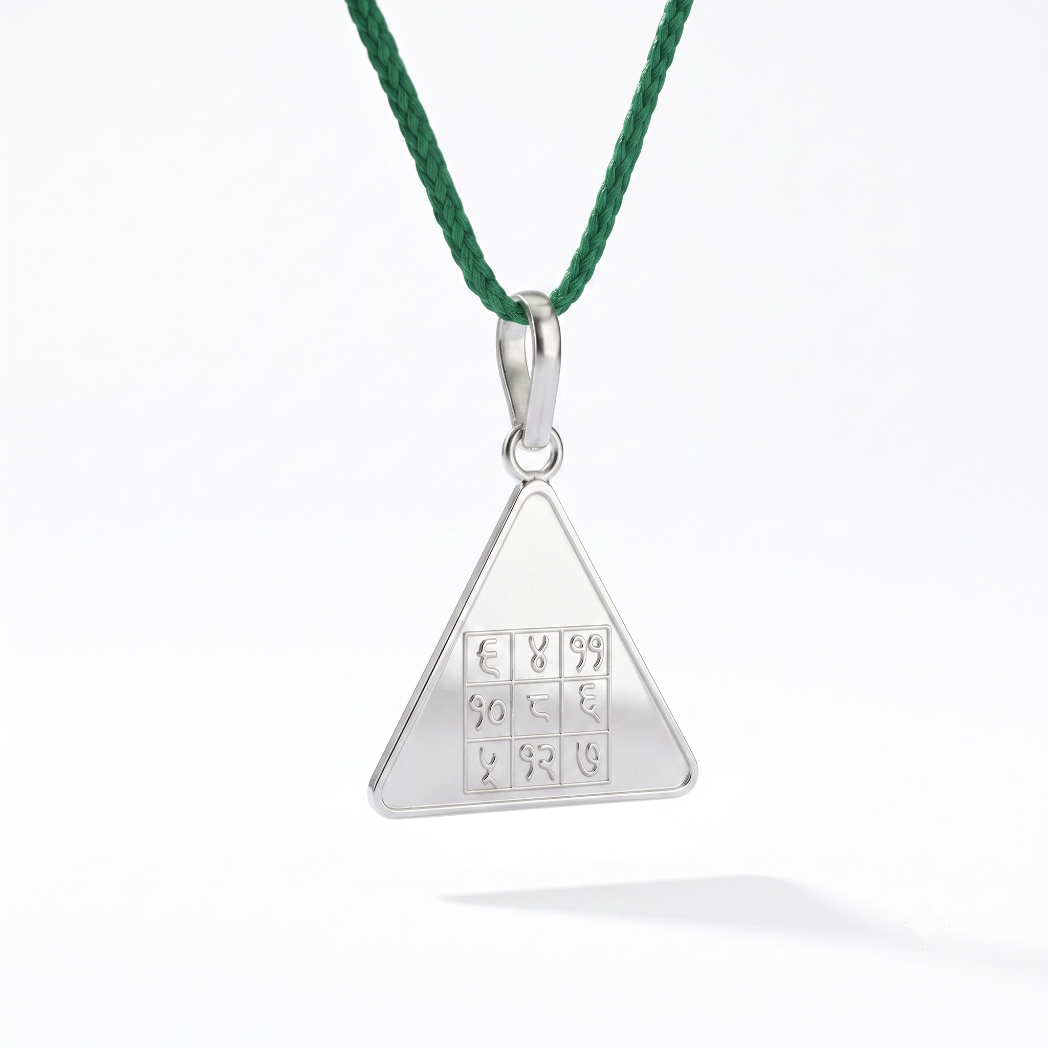 Budh Yantra Silver Locket