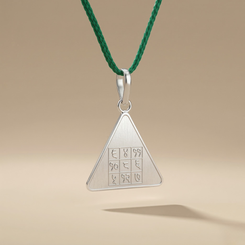 Budh Yantra Silver Locket