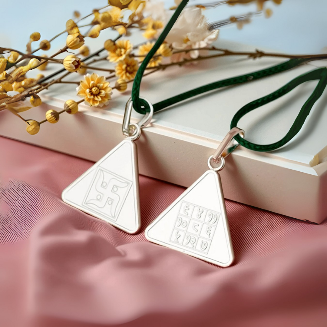 Budh Yantra Silver Locket