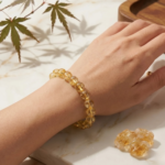 Citrine Bracelet (8mm) for Men and Women Attract Abundance