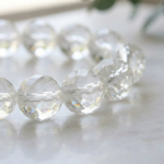 Crystal Bracelet Clear Quartz (Diamond Cut)