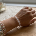 Crystal Bracelet Clear Quartz (Diamond Cut)