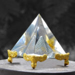 Crystal Pyramid with Stand Fengshui Vastu For Positive Energy-4