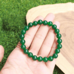 Budh Pyra Yantra Silver Locket and Green Jade Bracelet Combo (2)