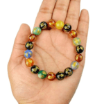 Om Mani Padme Hum 7 Chakra Crystal Bracelet for Men and Women