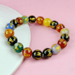 Om Mani Padme Hum 7 Chakra Crystal Bracelet for Men and Women