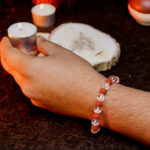 Rudraksha and Crystal Bracelet