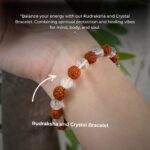 Rudraksha Crystal Bracelet