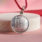 Shri Surya Yantra round Locket Pure Silver vastu yantra