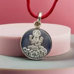 Shri Surya Yantra round Locket Pure Silver vastu yantra