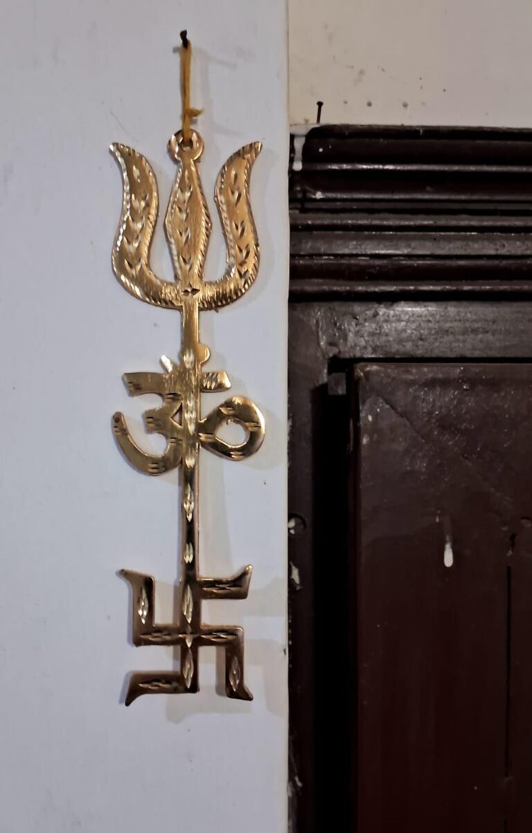Swastik Om Trishul Wall Hanging Vastu Trishakti Yantra photo review