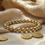 Golden Pyrite Bracelet for Money Attraction