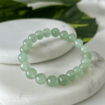 Budh Pyra Yantra Silver Locket + Green Aventurine Bracelet for Men and Women combo