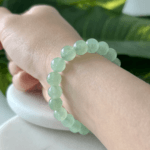 Budh Pyra Yantra Silver Locket + Green Aventurine Bracelet for Men and Women combo