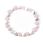 Rose Quartz & Howlite Tranquil Love Bracelet