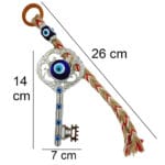 Kuber Key Evil Eye Wall Hanging