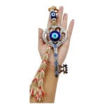 Kuber Key Evil Eye Wall Hanging