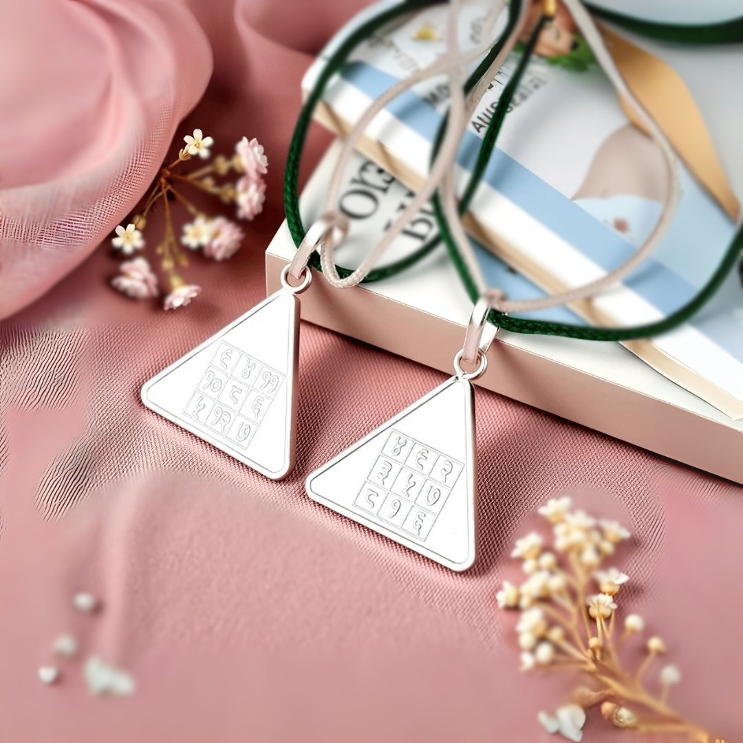 Budh Pyra Yantra Silver Locket