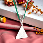 Budh Pyra Yantra Silver Locket + Green Aventurine Bracelet for Men and Women combo