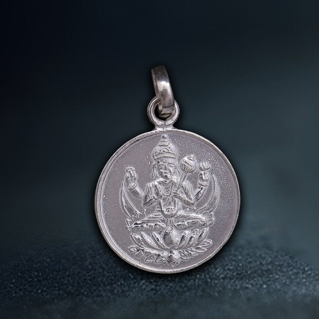 Chandra Yantra Silver Locket