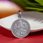 Budh Yantra Silver Locket +Chandra Yantra Silver Locket (Moon) Combo