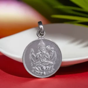 Chandra Yantra Silver Locket