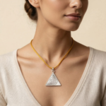 Maa Saraswati Yantra Silver Locket