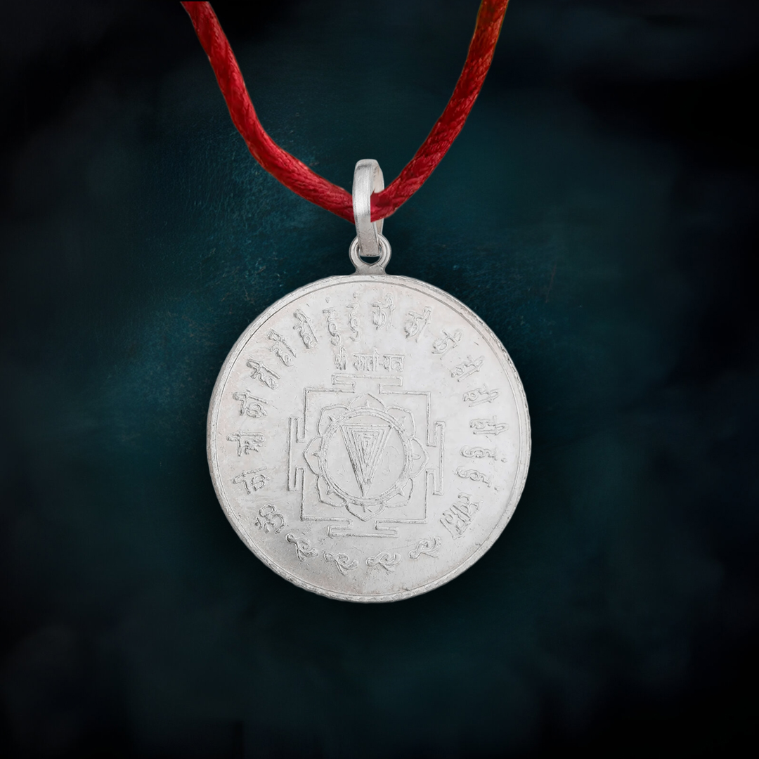 Shri Kali Yantra Silver Locket