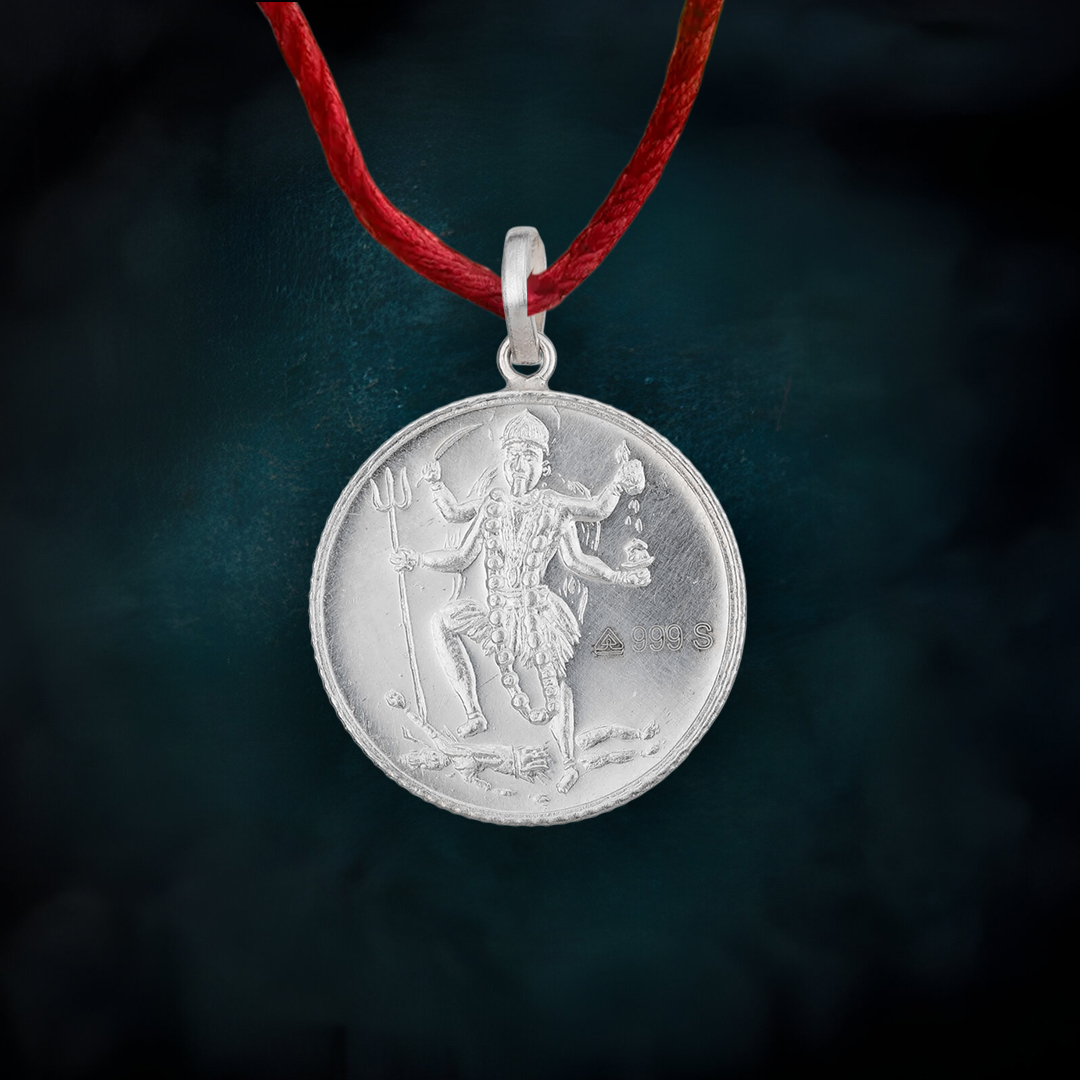 Shri Kali Yantra Silver Locket