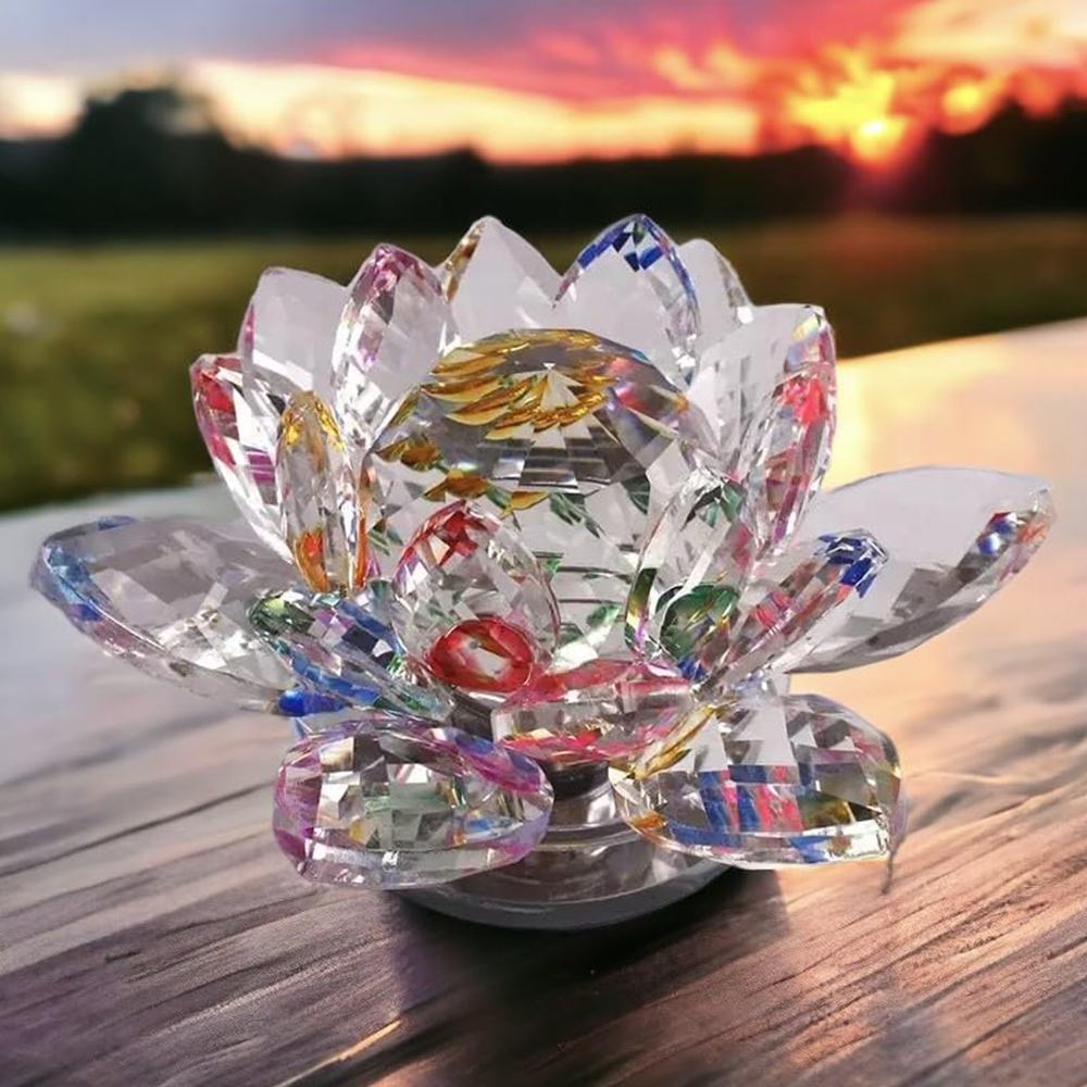 Fengshui Crystal Lotus Flower