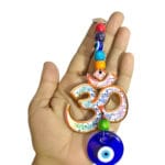 Turkish Evil Eye Om Protection Wall Hanging