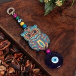 Turkish Evil Eye Owl Protection Wall Hanging-2