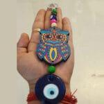 Turkish Evil Eye Owl Protection Wall Hanging-2