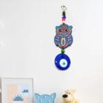 Turkish Evil Eye Owl Protection Wall Hanging-2