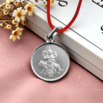 Budh Yantra Silver Locket Round
