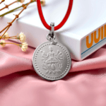 Gayatri Yantra Silver Locket Round