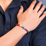 7 chakra Hematite Bracelet