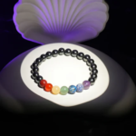 7 chakra Hematite Bracelet