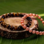 Self-Confidence tiger eye and sun sitara bracelet combo