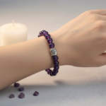 Amethyst Buddha Head Bracelet