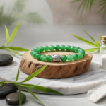 Green Jade Buddha Head Bracelet