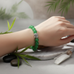 Green Jade Buddha Head Bracelet