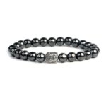 Hematite Buddha Head Bracelet