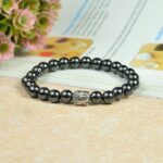 Hematite Buddha Head Bracelet