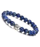 Lapis lazuli buddha charm bracelet