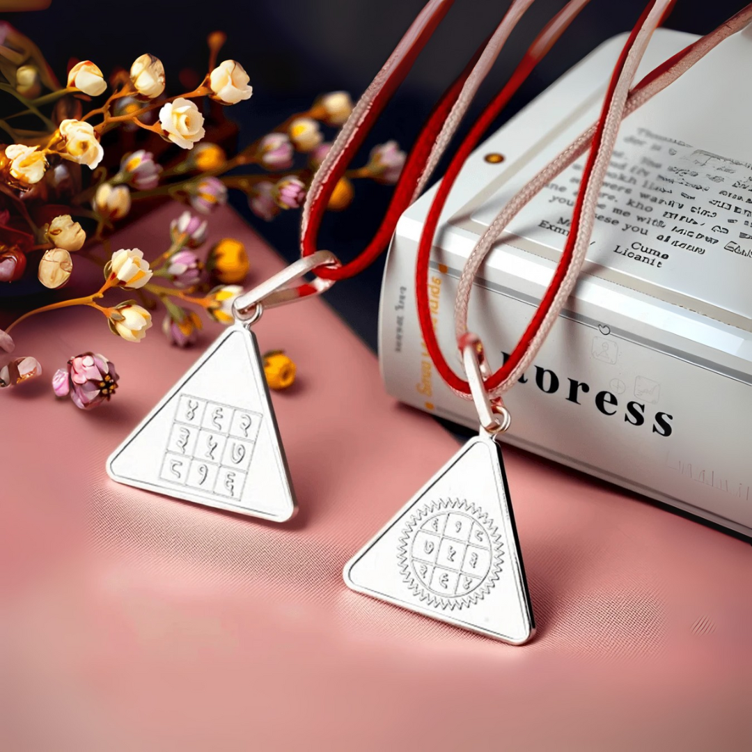 Surya Pyra Yantra Silver Locket