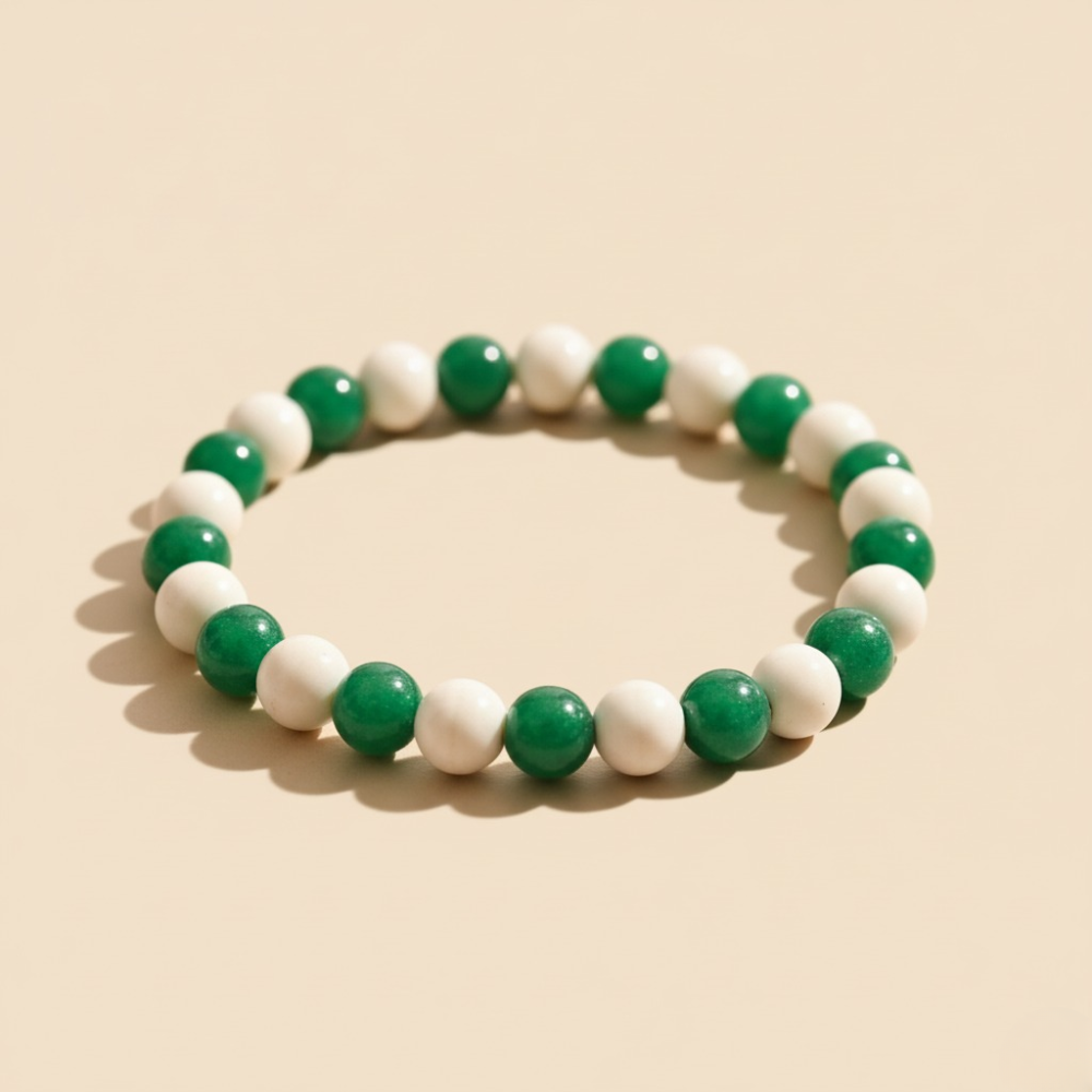 Green Aventurine with Tulsi Bracelet