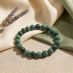 Moss Agate Healing Bracelet – Balance, Growth & Positive Energy